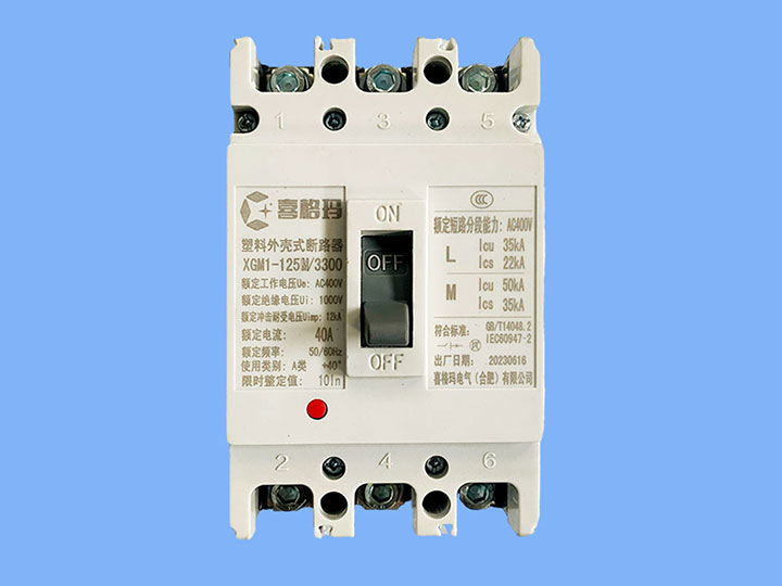 XGM1塑壳断路器125型